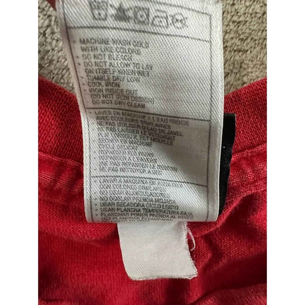Y2K Air Jordan‎ XX 20 Sneaker Graphic T-Shirt Mens 2XL  Red Cotton Tee